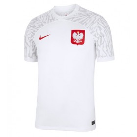 Herren Fußballbekleidung Polen Heimtrikot WM 2022 Kurzarm